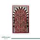 Al Rawda Al Sharifah Prayer Mat Red with Handbag