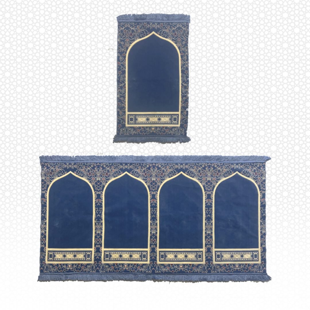 Portable Al Imam Musalla Mat Blue - Nusuki SA