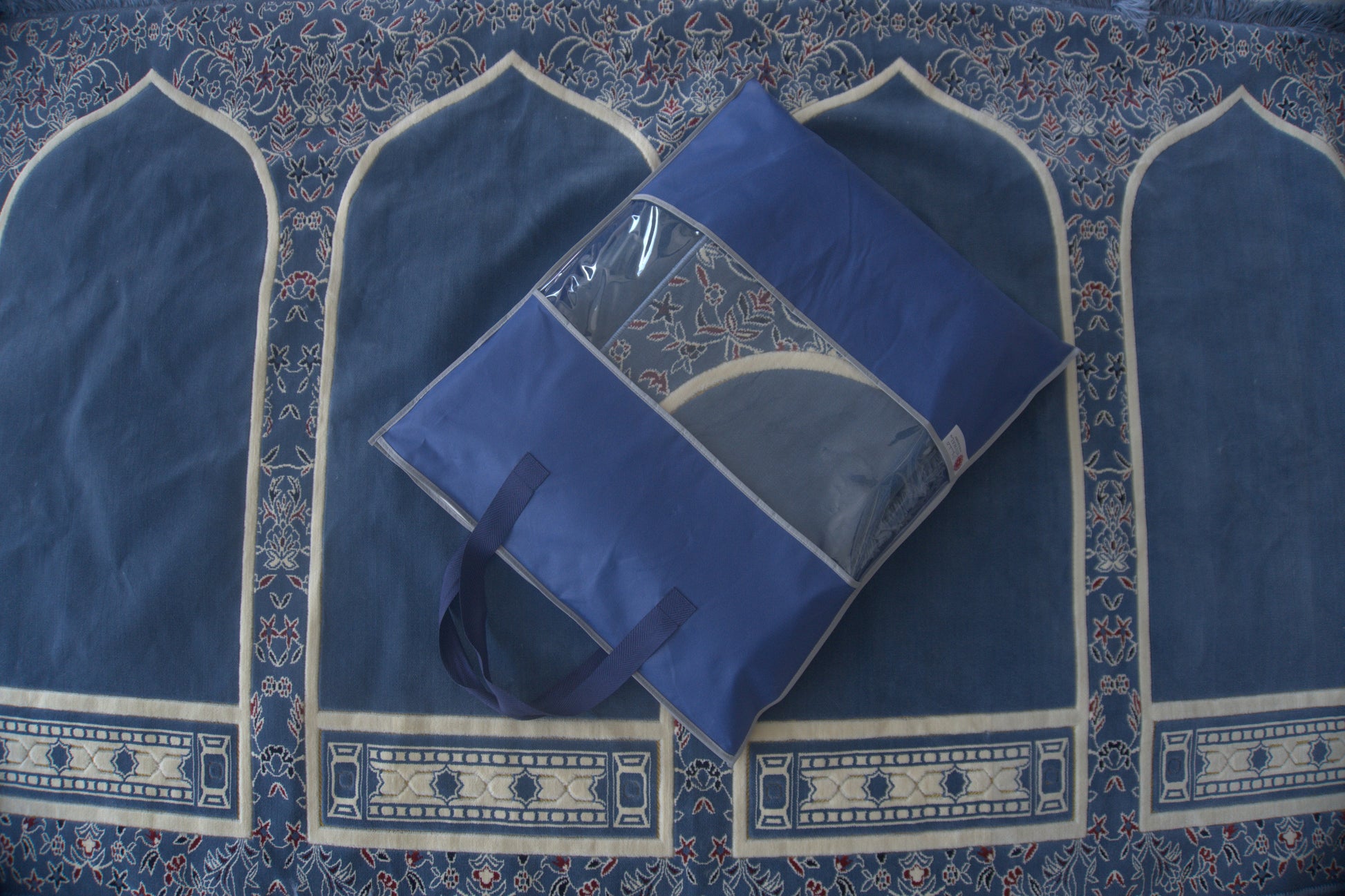 Portable Al Imam Musalla Mat Blue - Nusuki SA