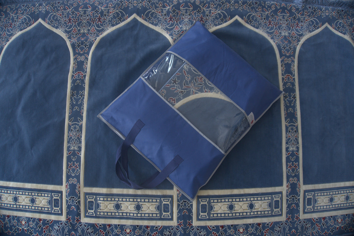 Portable Al Imam Musalla Mat Blue – Nusuki SA
