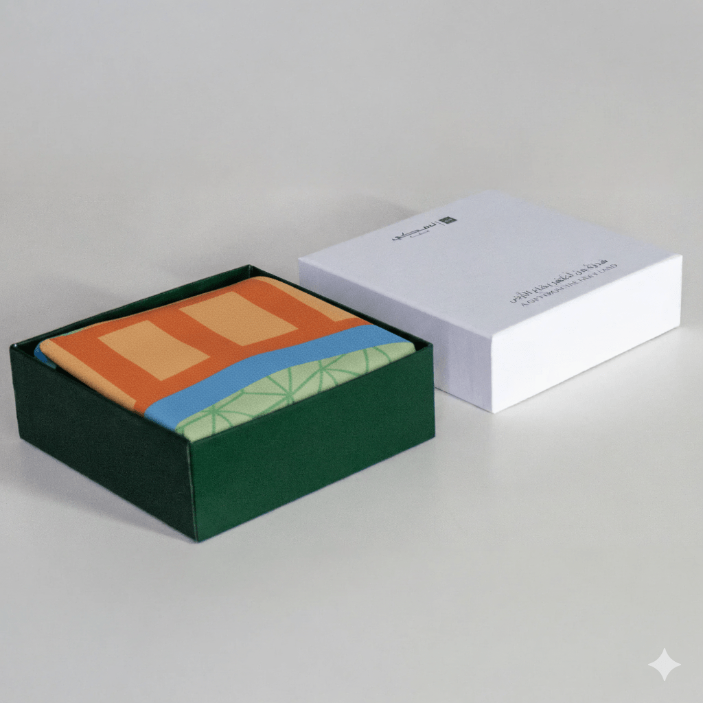 Printed Prayer mat with geometric shapes - Nusuki SA