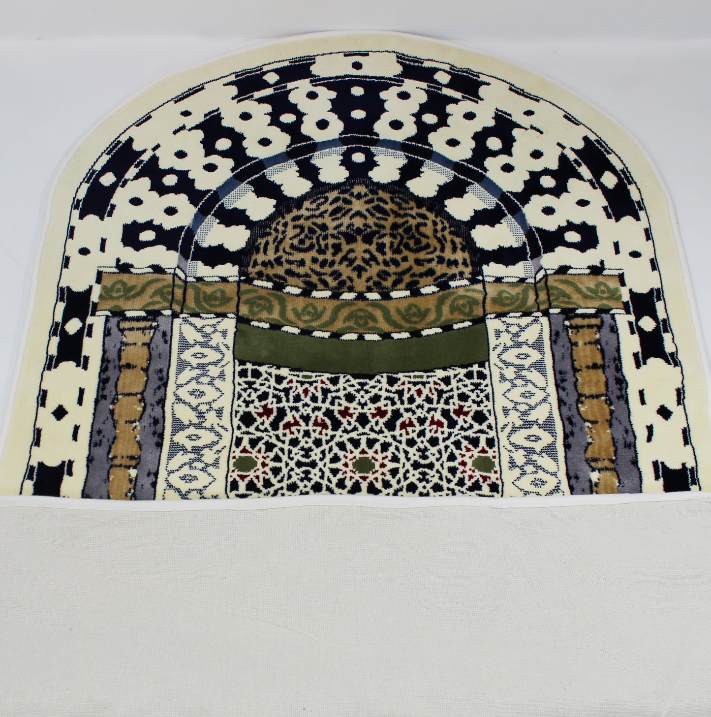 Prophet's Mihrab Padded Prayer Mat Arched with Handbag - Nusuki SA