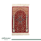 Rawdat Al Zahideen Prayer Mat Red with Handbag - Nusuki SA