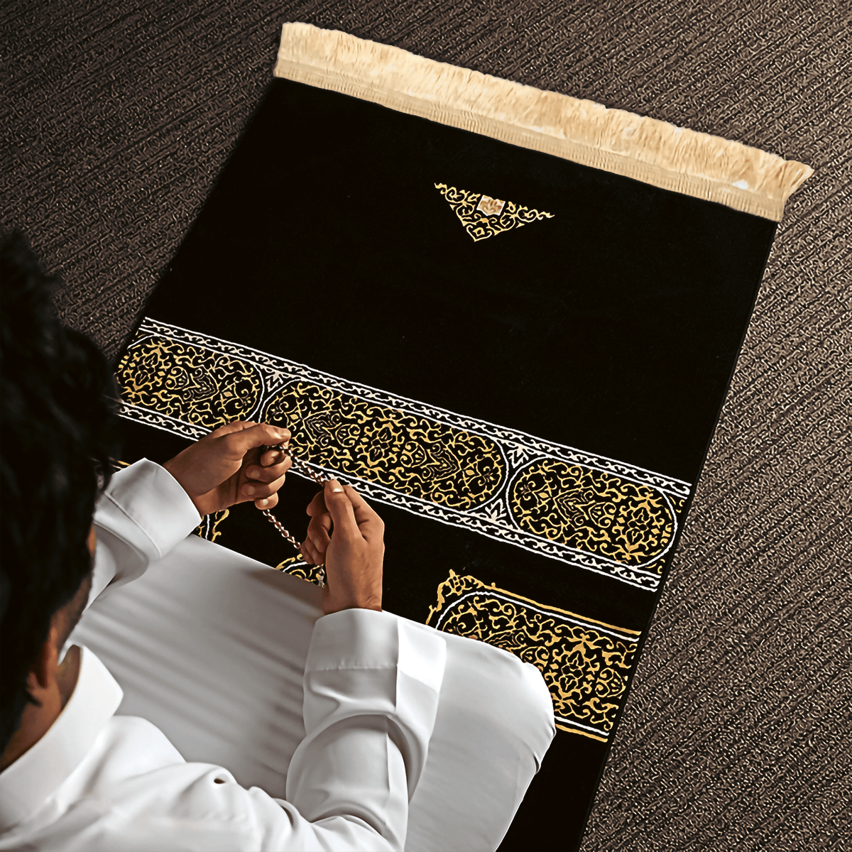 Setar Alkabah Prayer Mat 1 with Handbag - Nusuki Saudi Arabia
