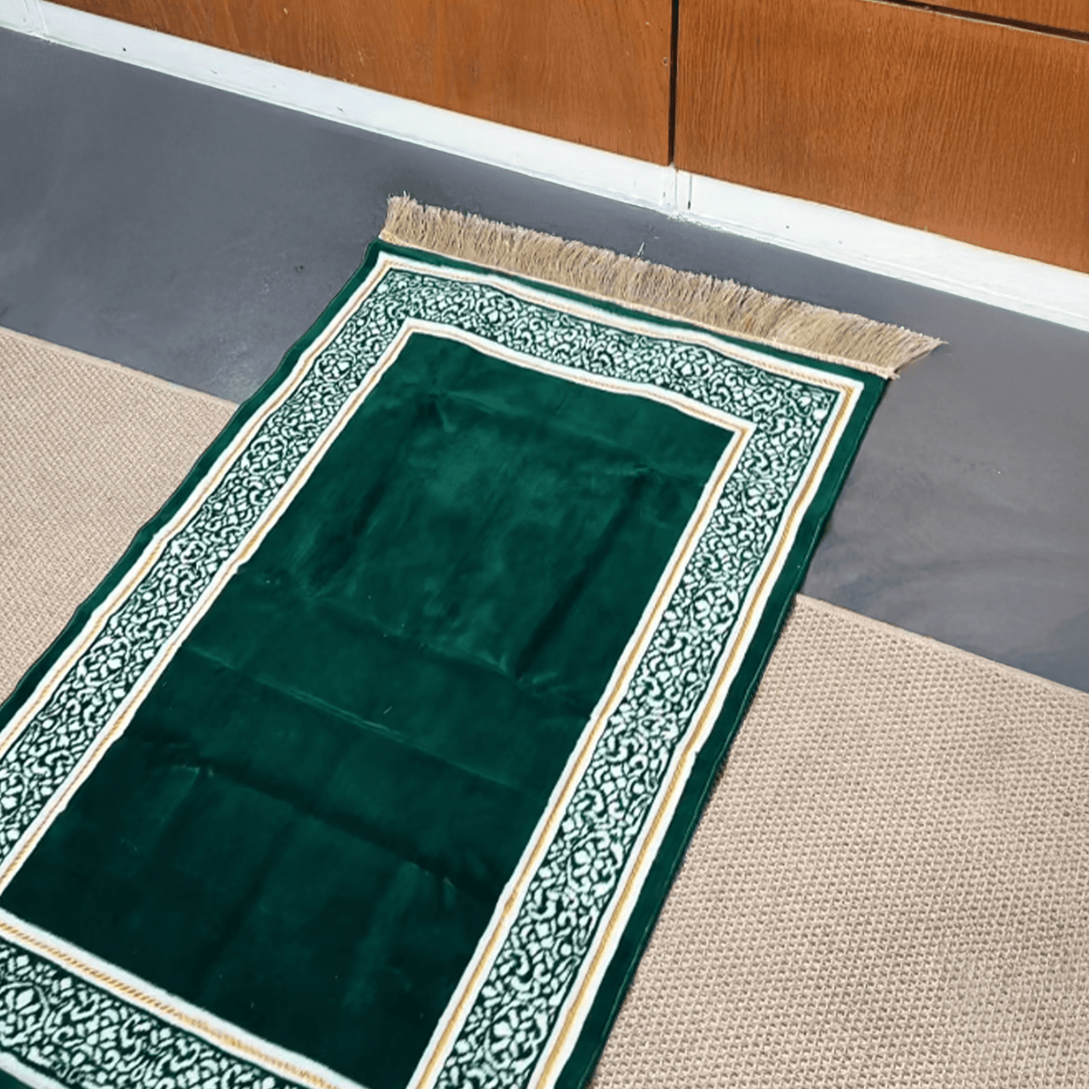 Sidrat Al Muntaha Prayer Mat Green - Nusuki Saudi Arabia