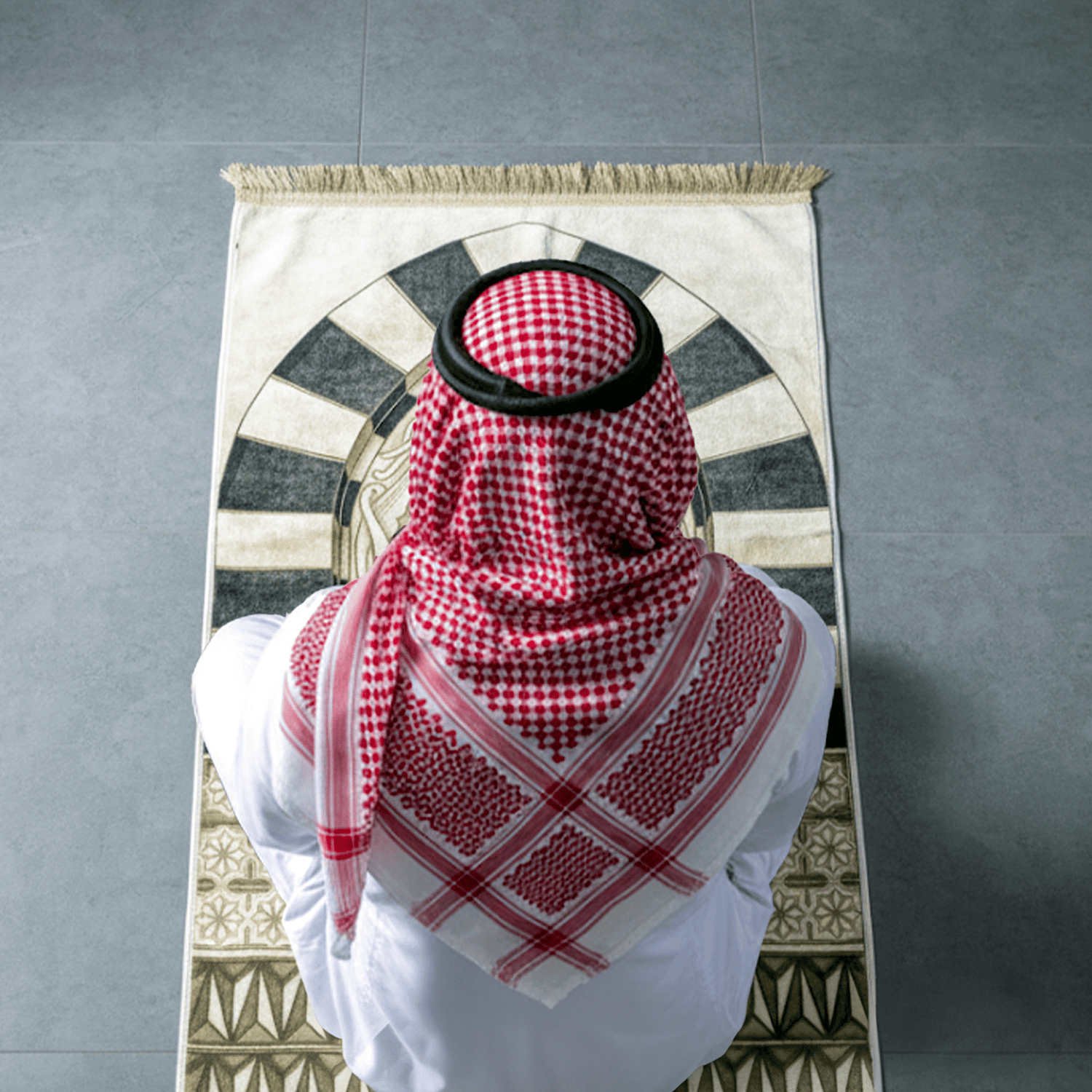 Single Arch Travel Prayer Mat With Handbag - Nusuki SA