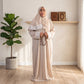 Tasneem Prayer Dress - Beige - Nusuki SA