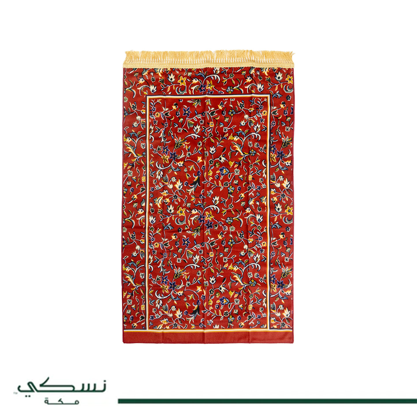 Travel Prayer Mat Rawda Red with Bag - Nusuki SA