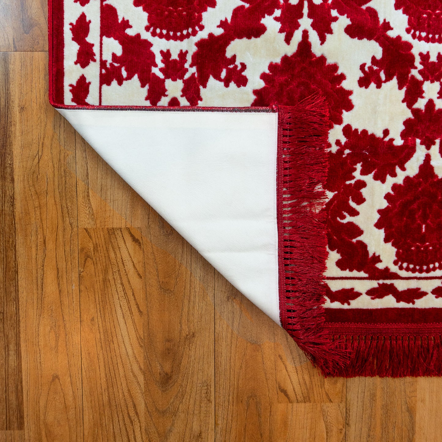 Al Turath Padded Prayer Mat Red with Handbag