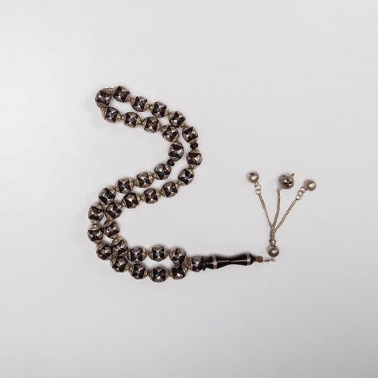 Coca Prayer Beads with Silver 4